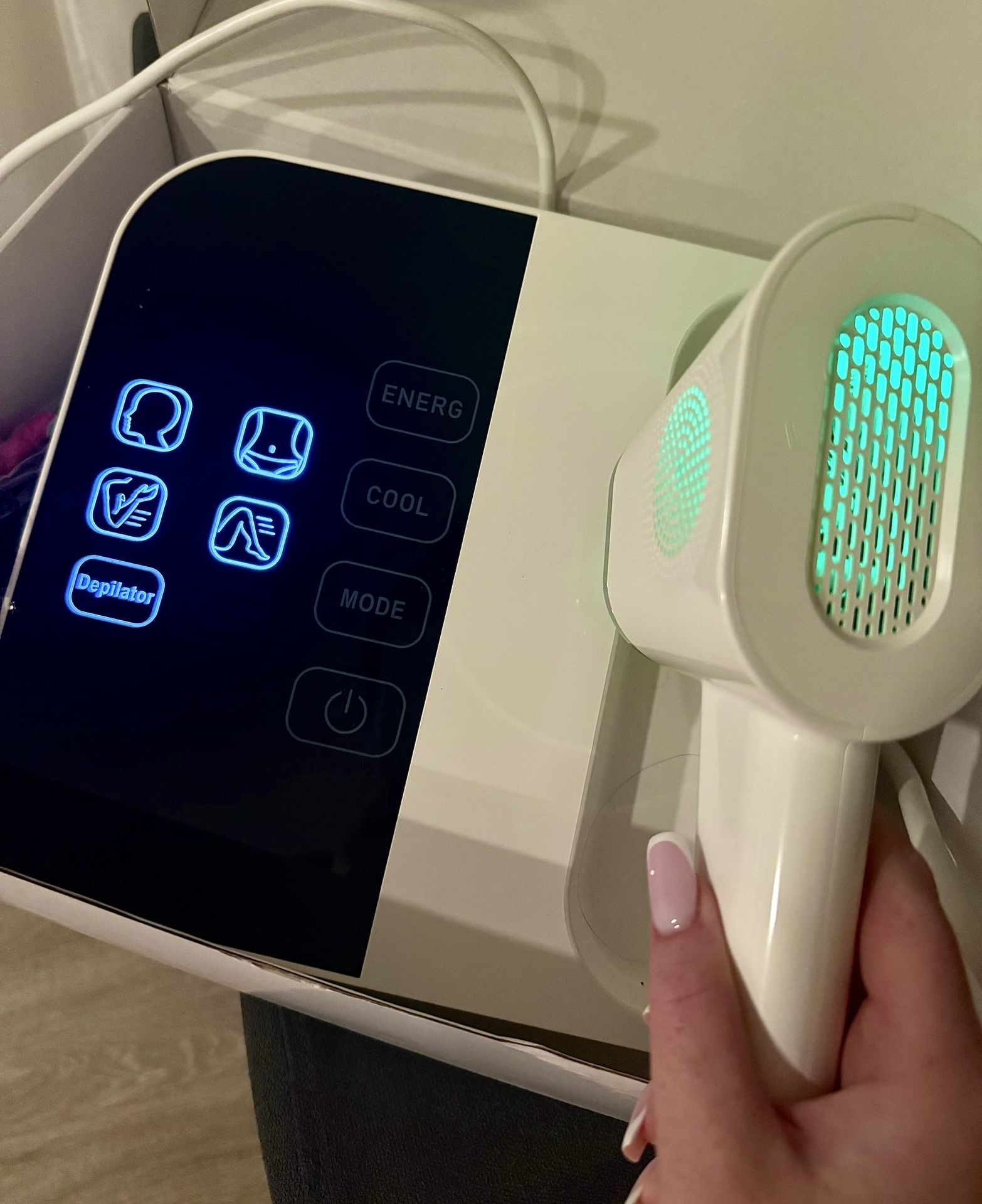 Depilator , Sapphire Ice Point Hair Removal