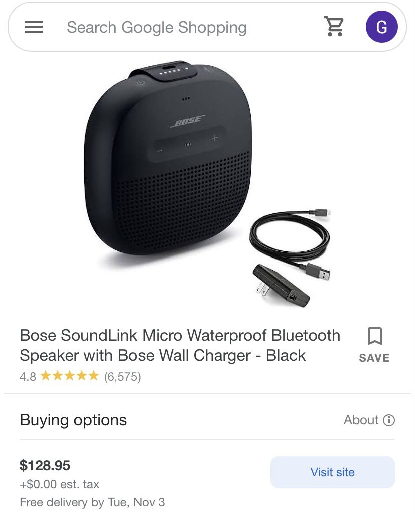 Bose mini speaker