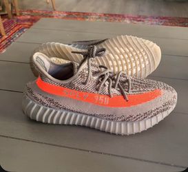 Adidas Yeezy Boost 350 V2 orange trainers. Size US 11.5 #yeezy #sneakers