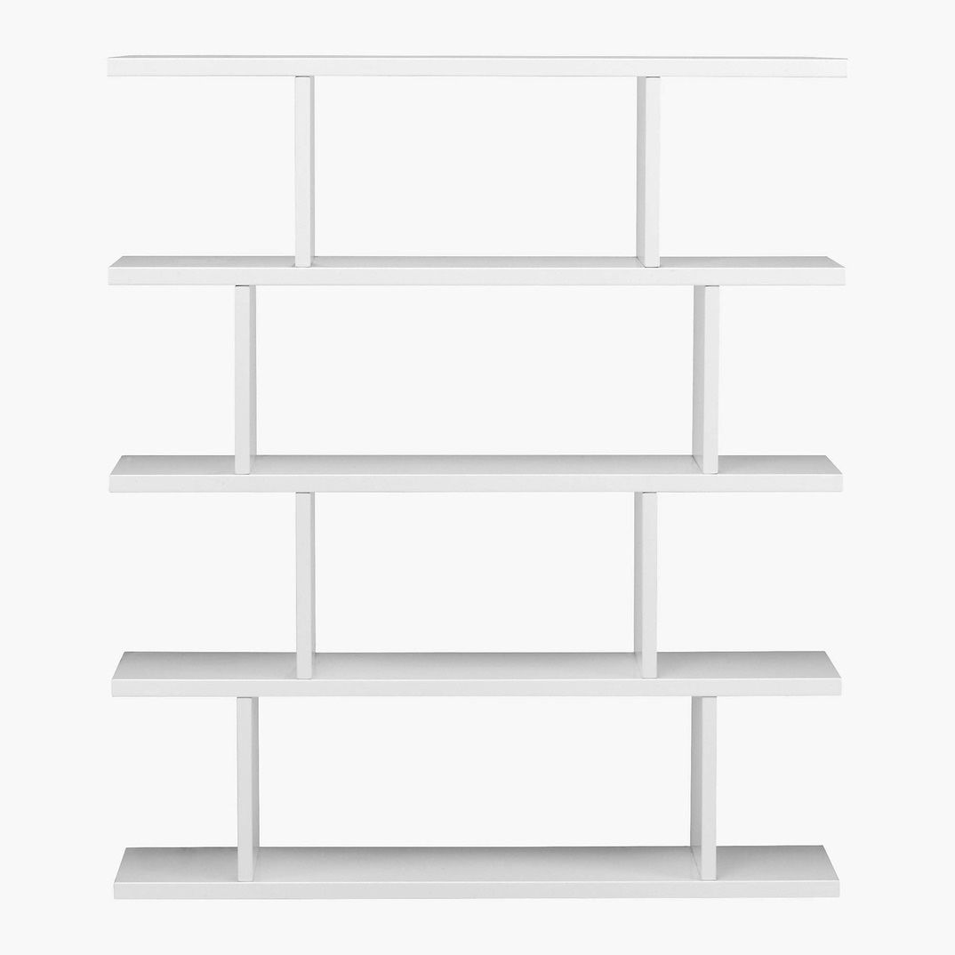 CB2 3.14 White Bookcase