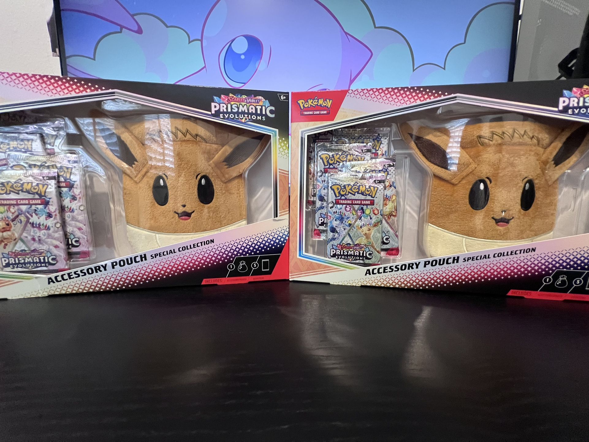 Pokemon Prismatic Evolutions Accessory Pouch