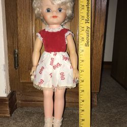 15” Vintage Doll with Sleep Eyes and 2 Extra Outfits