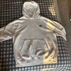 White Nike Relaxed fit Hoodie