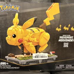 Mega Pokémon Building Toys Pikachu With 1092 Pieces New In Box 