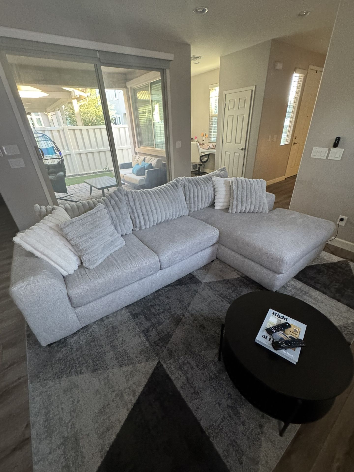 Comfortable Light Grey couch