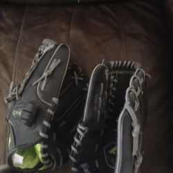 Slightly Used Kids Baseball Glove
