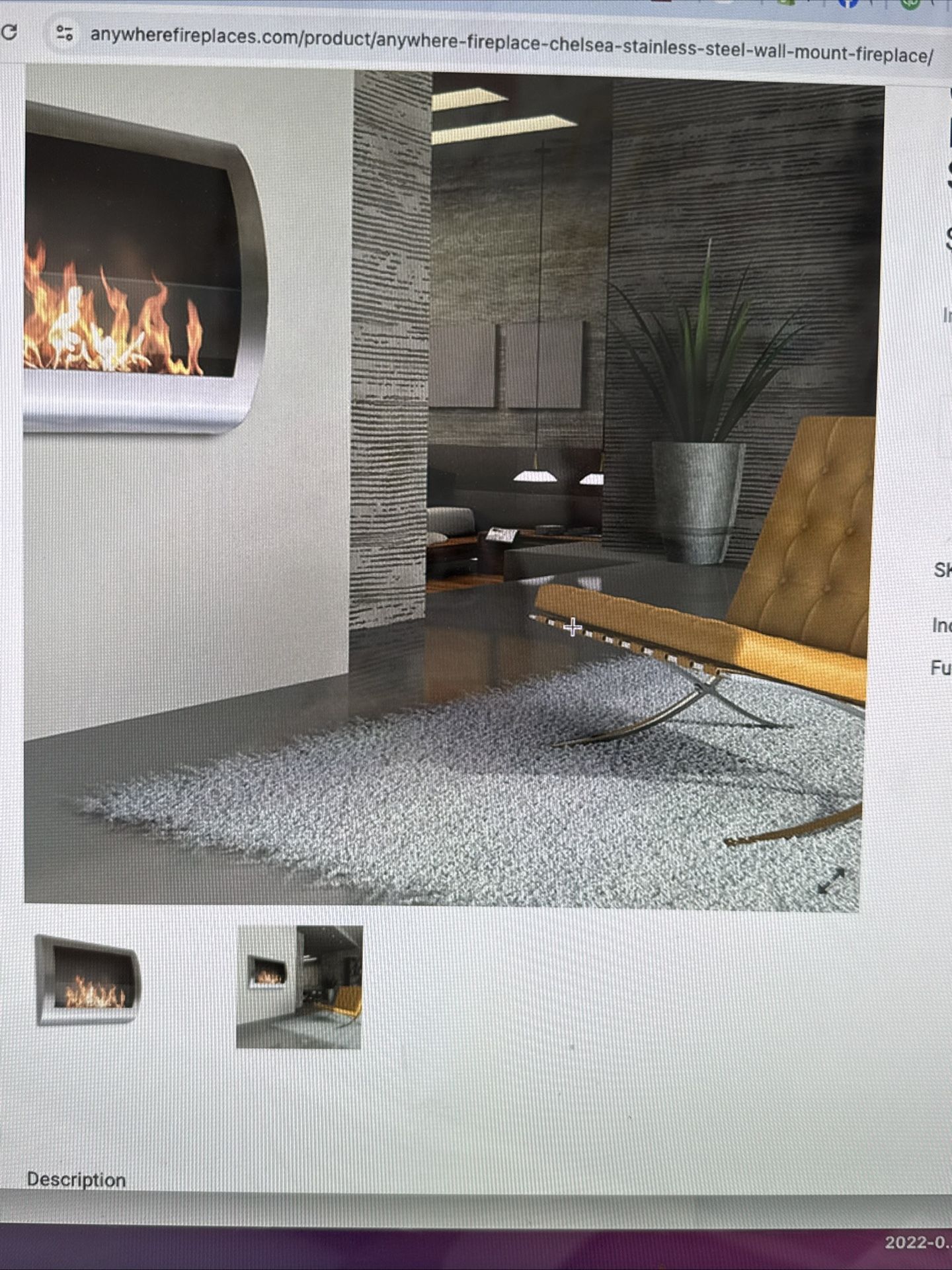 Indoor Outdoor Fireplace Biofuel