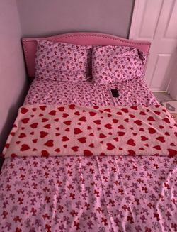Full size bed and mattress