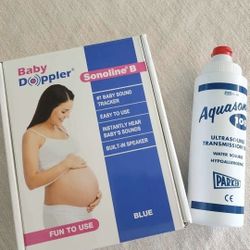 Sonoline B Baby Doppler + Aquasonic ultrasound gel