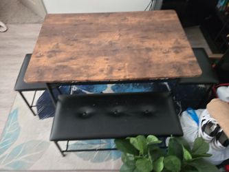 Dinette with benches