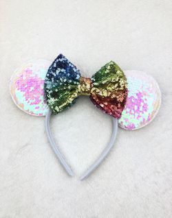 Gay pride Mickey ears