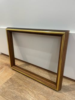 Vintage Antique Dark Wood Frame for Picture / Artwork