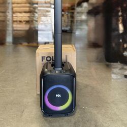 FOL  Bluetooth wireless professional system with wireless Microphone & LED lights🎶🎶🎶