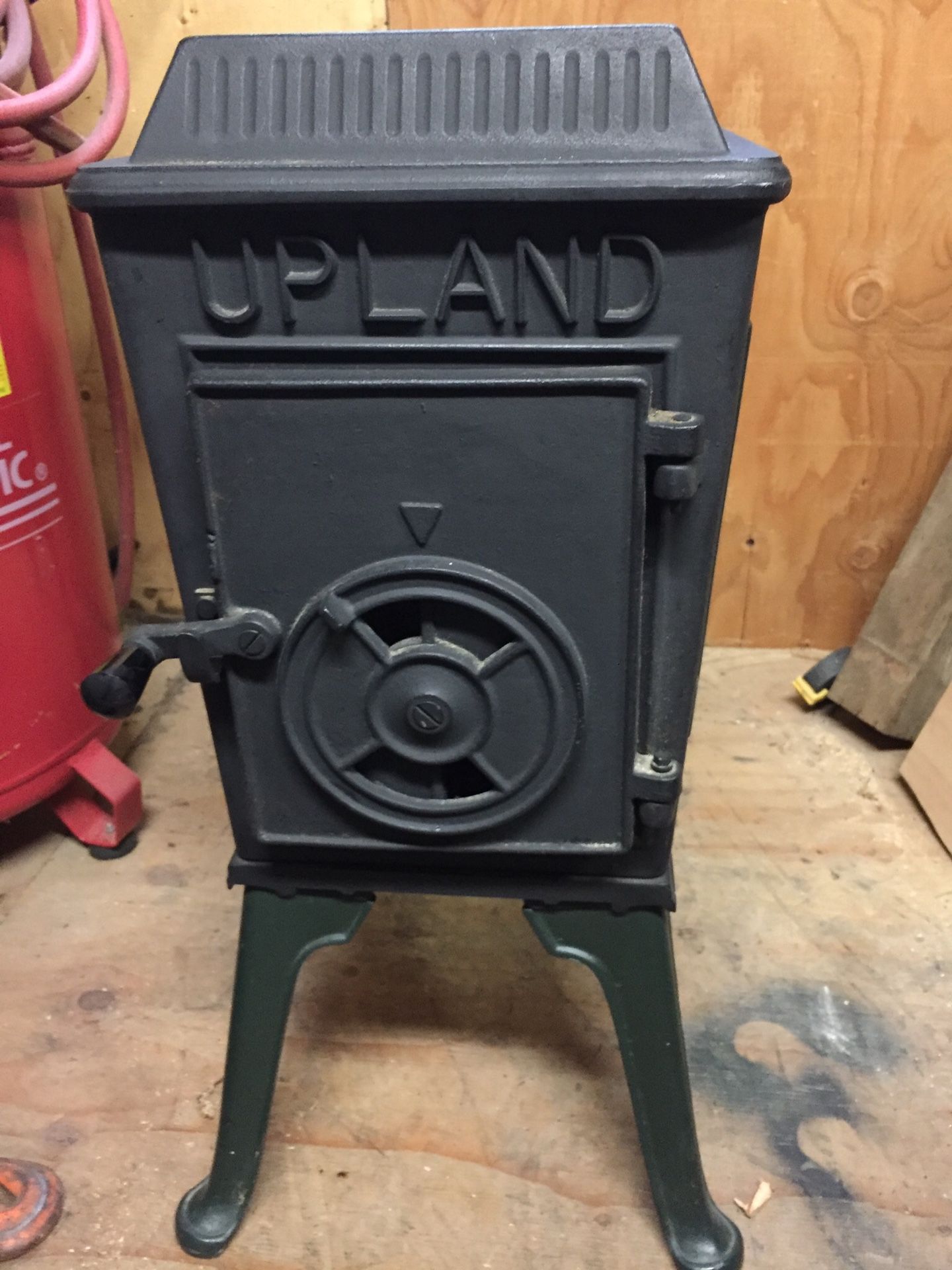 Upland antique wood burning stove