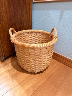 Large Wicker Storage Basket with Handles