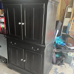 Black Office Cabinet 