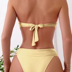 Wheat Color Bikini Set 