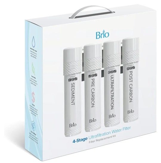 Brio 4-Stage Filter Replacement Kit for Brio 4-Stage Ultrafiltration Water Cooler Dispensers