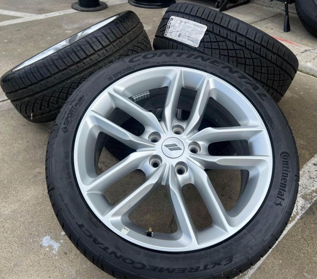20” Dodge Durango Jeep Grand Cherokee Silver Premium Wheels Rims Tires