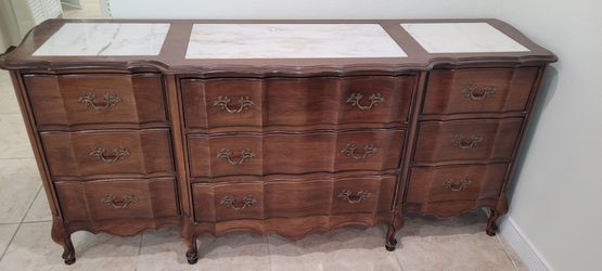 Vintage Marble Top Dresser