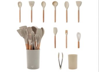 New 12 Pieces Silicone Kitchen Utensil Set with Holder