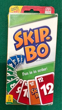 Skip-Bo Card Game by Mattel