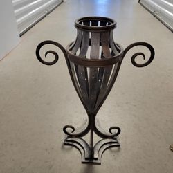 Decorative Metal Vase."CHECK OUT MY PAGE FOR MORE DEALS "