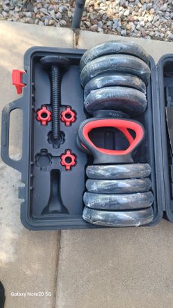 Fires SmartBell Gym Kit Set Home Exercise Equipment 60lb Interchangeable
