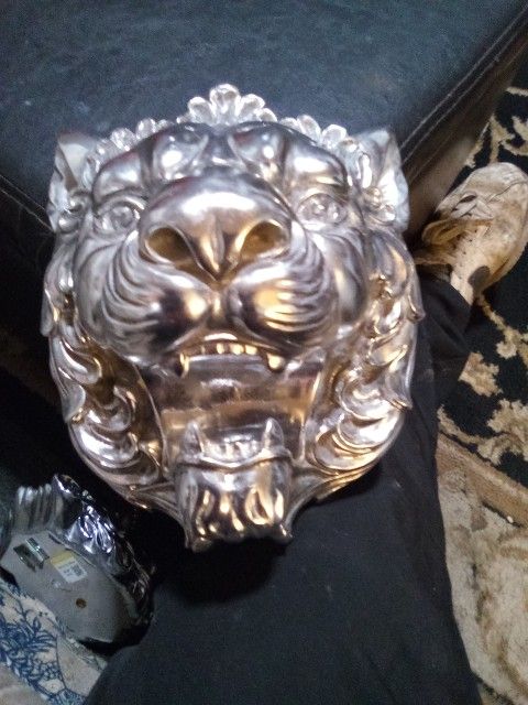 Pair Of Lion. Heads