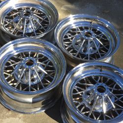 15×7 CRAGAR Star Wire 30 Spoke Rims