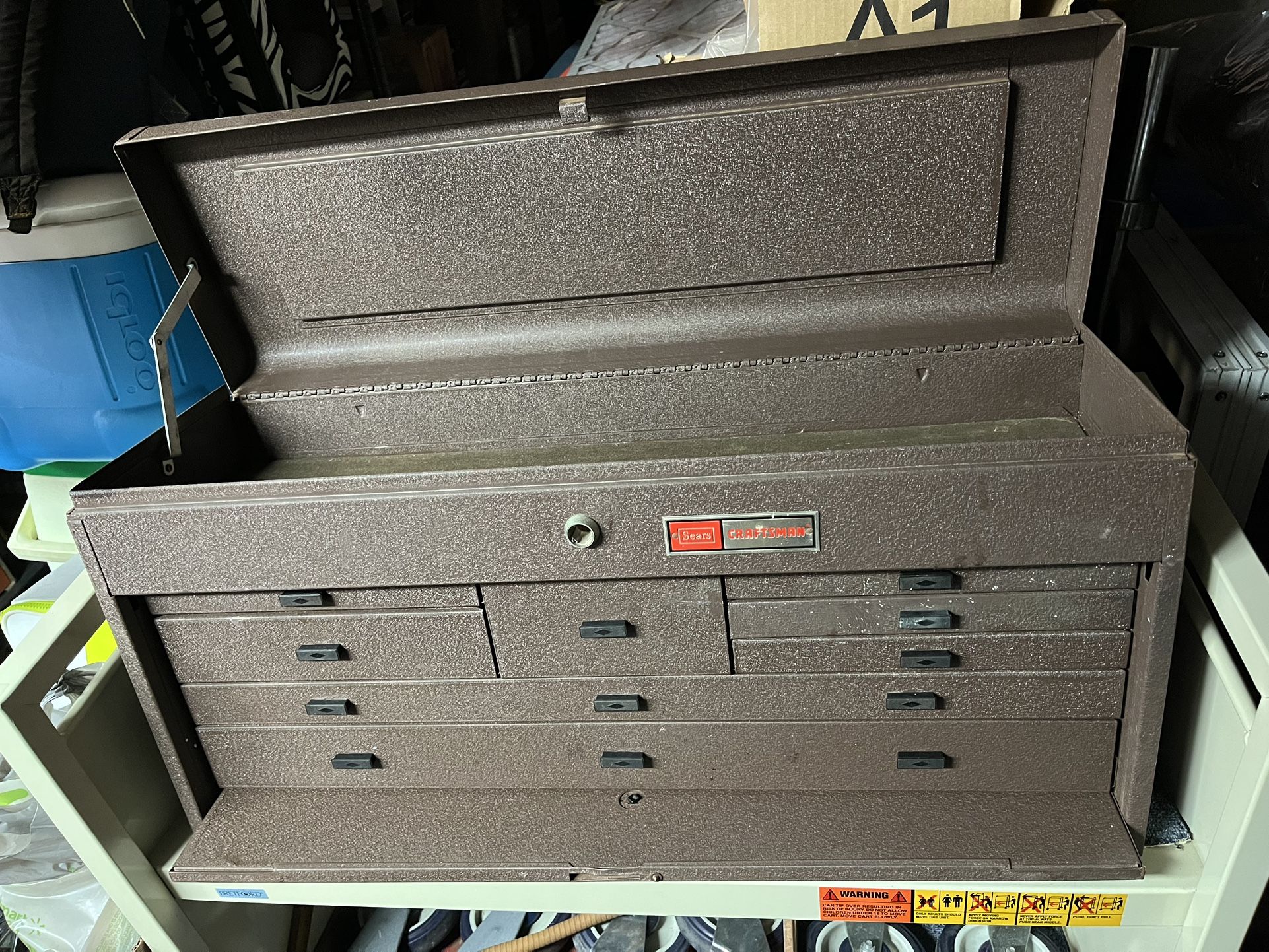 Vintage Craftsman Machinist Tool Box