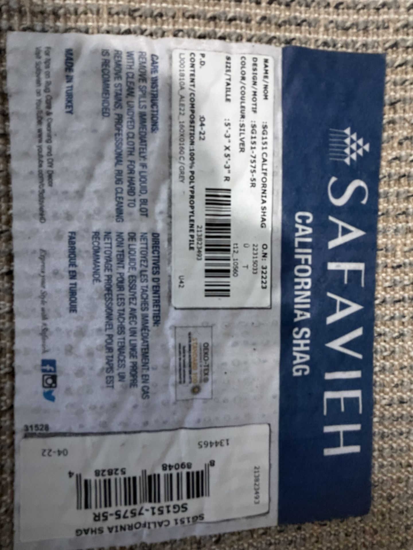 safavieh Shag Area Rug