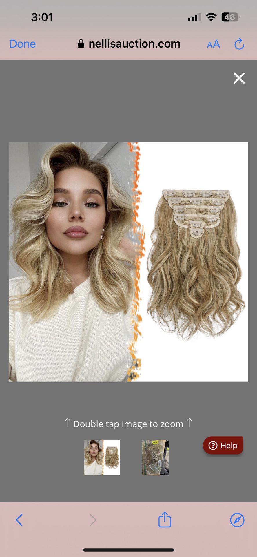 BARSDAR 12 Inch Wavy Golden Blonde Clip In Hair Extensions - 6PCs Short Wavy Golden Blonde Highlight Clip In Hair Extensions For Women - Full Head Thi