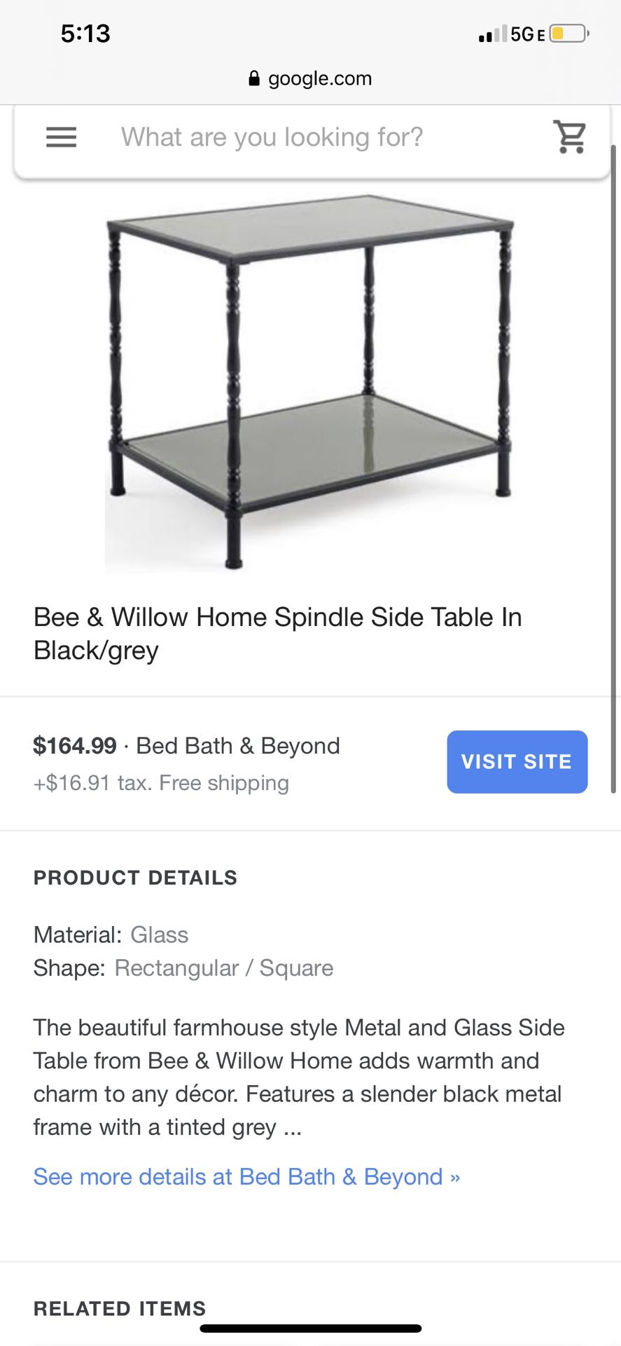 Bee & Willow Side Table