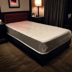 Twin Size Mattress Double Sided Of 10 Inches Thick New From Factory With its Plastic Also Available in Full, Queen or King Same Day Delivery