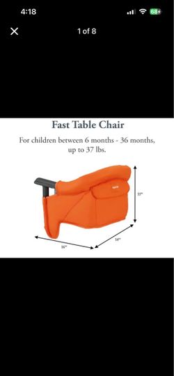 Inglesina Fast Table Chair Orange