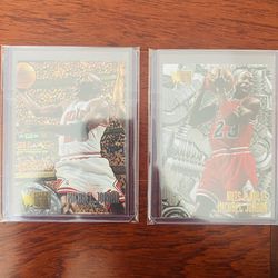 Michael Jordan 1995 Fleer Metal Basketball Card Lot!