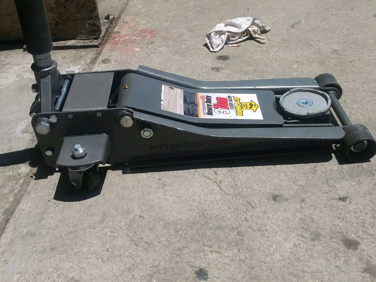 3 ton Low Profile Steel Heavy Duty Floor Jack with Rapid Pump