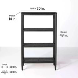 Bookcase Wood Cabe Tall 4-shelf