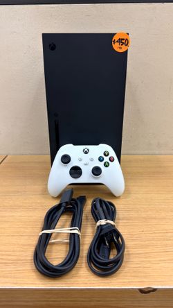 XBOX SERIES X 1TB W/ WHITE CONTROLLER & POWER/HDMI CORD
