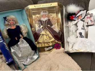 Bundle of 3 Limited Edition Barbie’s 1990’s