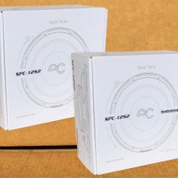 AudioControl Space Bass System 2 x 12" Shallow Mount Subwoofers 1200 Watts Package SPC-12S 🚨 Payment Options Available 🚨 No Credit Needed 🚨 