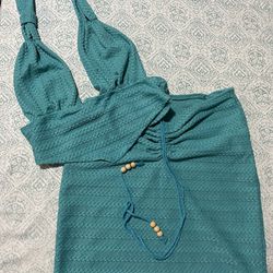 Knitted Skirt Set