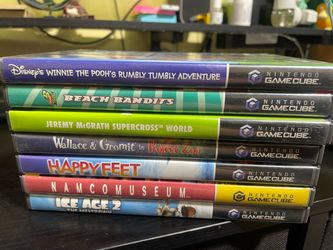 Lot of 7 Nintendo GameCube Games - Happy feet - Ice Age & More
