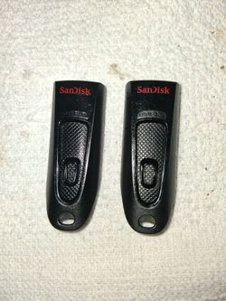 Two SanDisk 128 GB Ultra USB 3.0 Drives