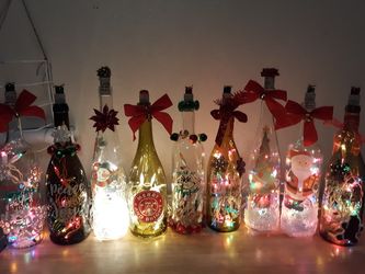 Winebottle lights