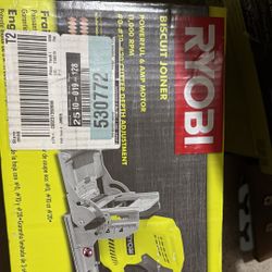 Ryobi Biscuit Joiner Powerful 6 Amp Motor Used