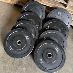 Olympic Bumper Weight Plate Pairs or Set,  New in Box (Prices in Description)