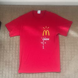 Travis Scott McDonald’s Employee Shirt