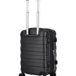 New Hardside Expandable Suitcase Lightweight Travel Luggage with Double Spinner Wheels, 21” black